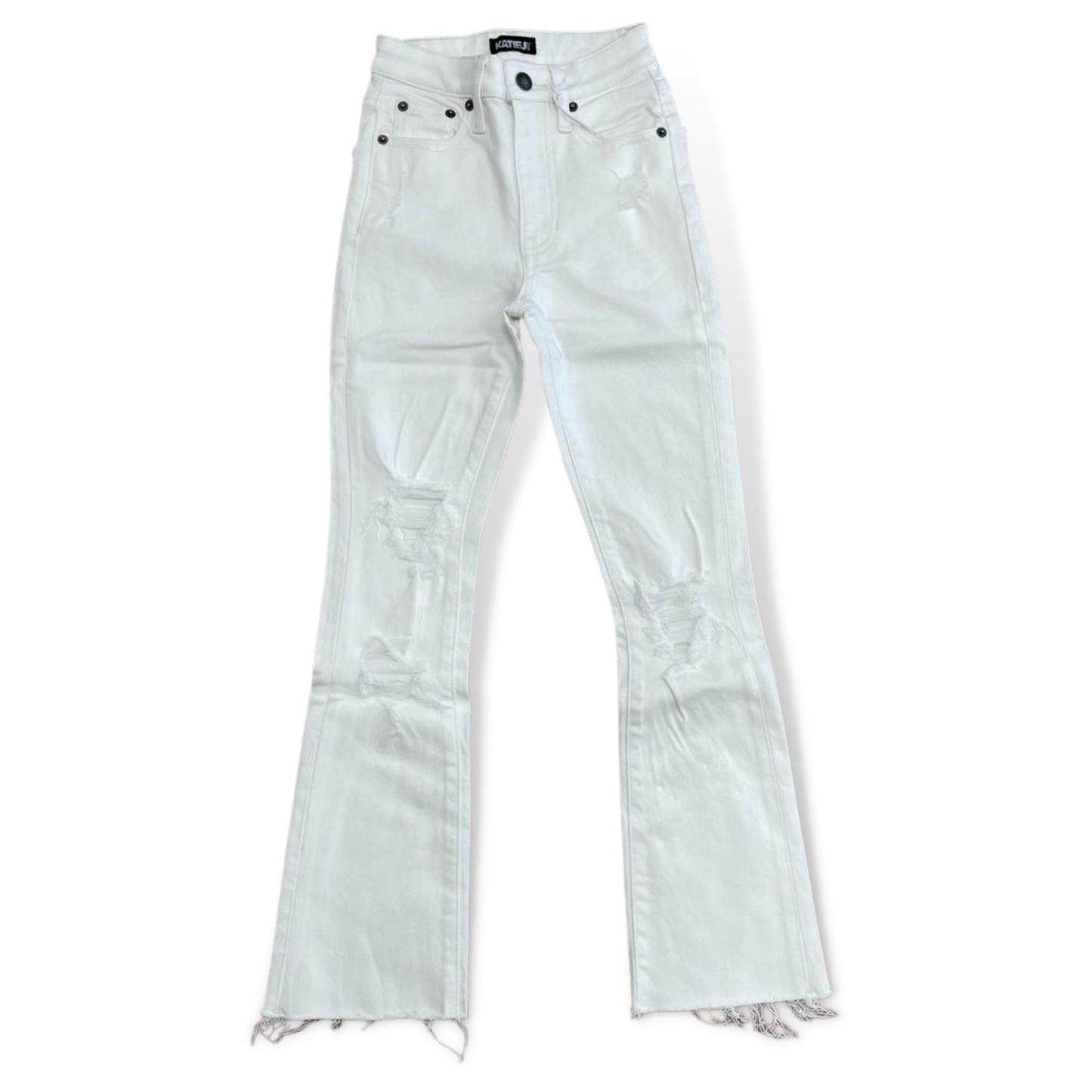 KatieJNYC White Lastt Denim Jeans - a Spirit Animal - Jeans active May 2023 bottoms denim