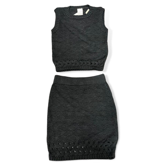 Little Peixoto Black Knit Leni Skirt Set - a Spirit Animal - Skirt active September 2023 black bottoms