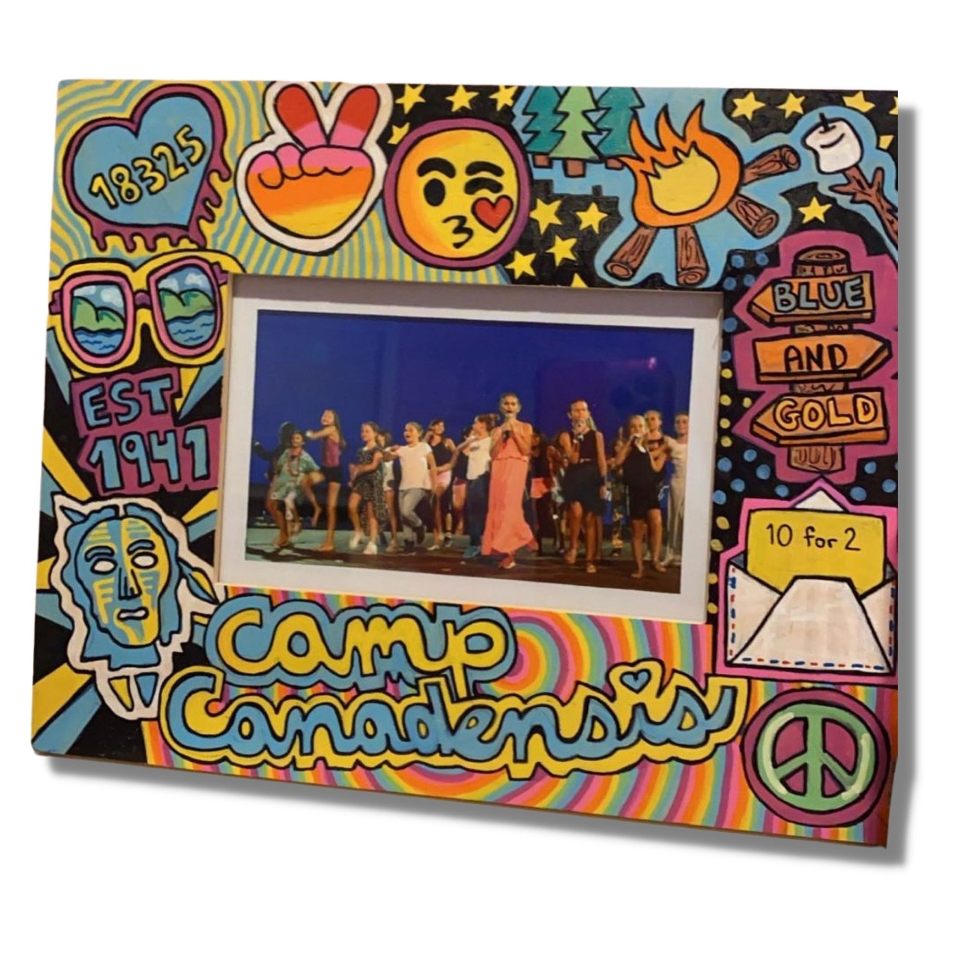 Liv2Doodle Custom Camp/College Picture Frame - a Spirit Animal - Custom Favorite Things Frame $45-$60 Camp custom