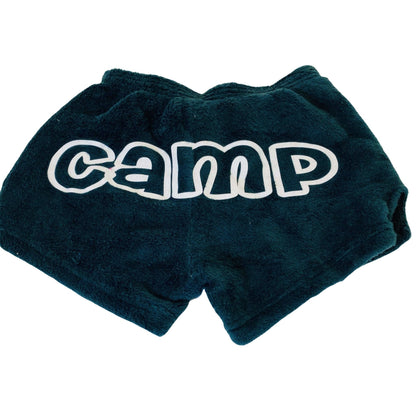 Made with Love Fuzzy Plush Custom Camp Shorts - a Spirit Animal -