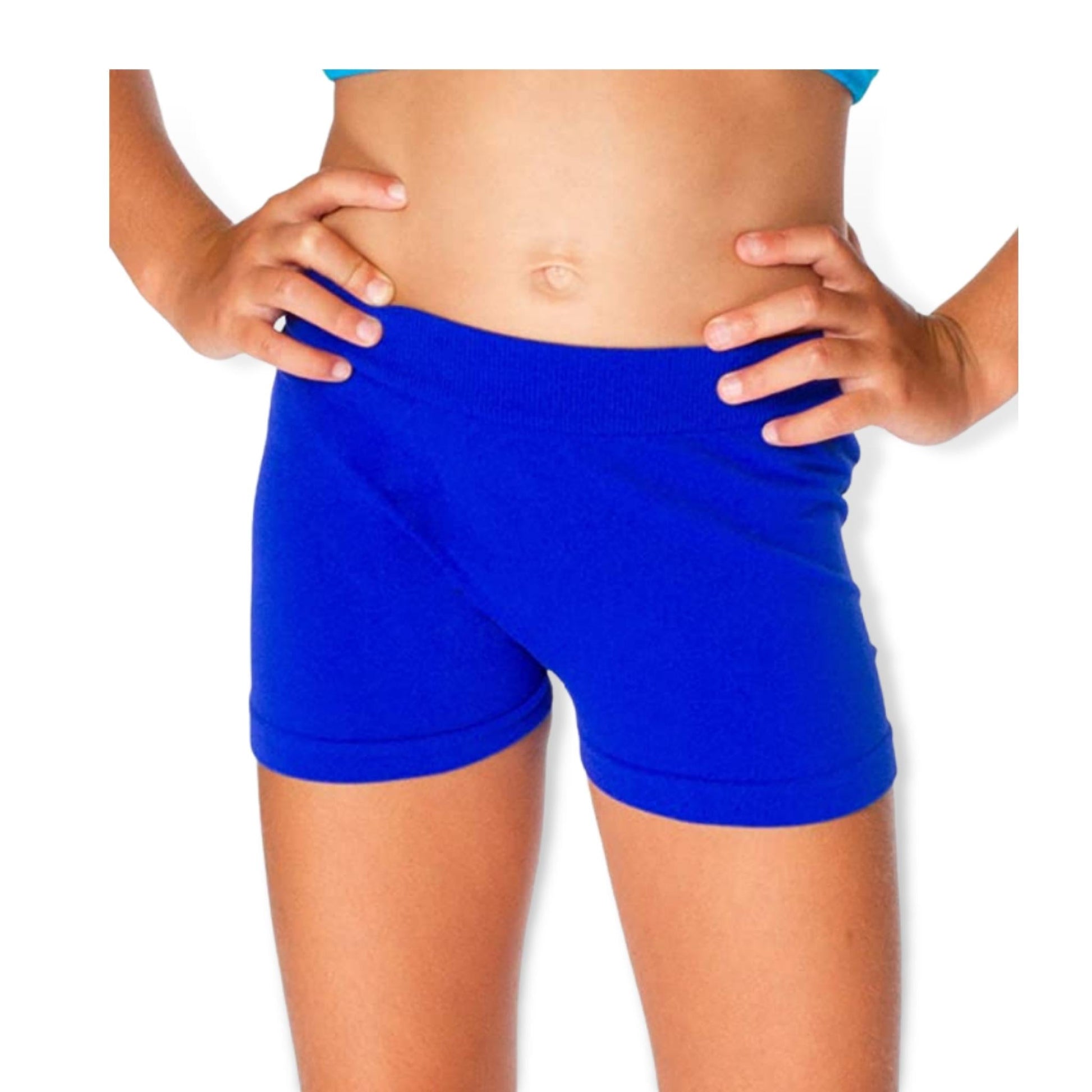 Malibu Sugar Cobalt Solid Boy Shorts (4-6x) - a Spirit Animal - shorts active Oct 2022 bottoms Charcoal