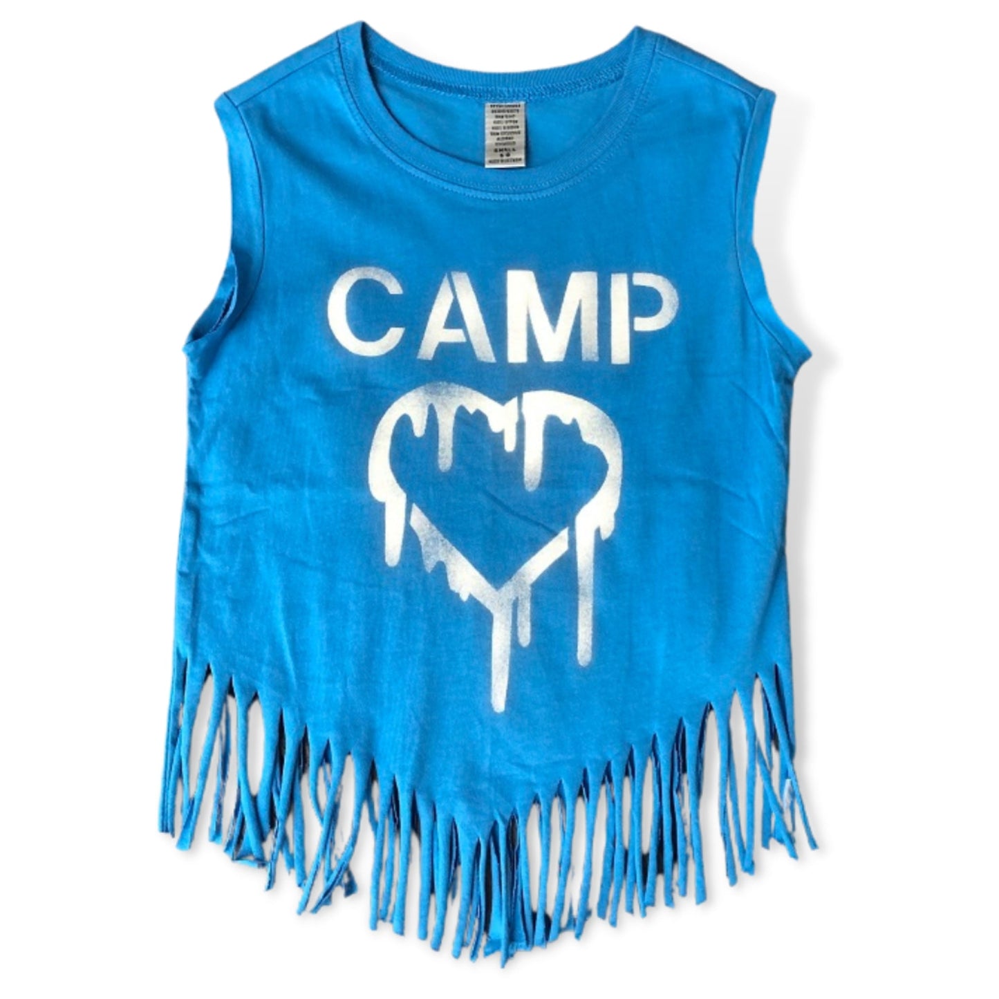 Melting Heart Custom Chevron Fringe Camp Tank - a Spirit Animal - Custom Tank active January 2024 adult Ali & Joe