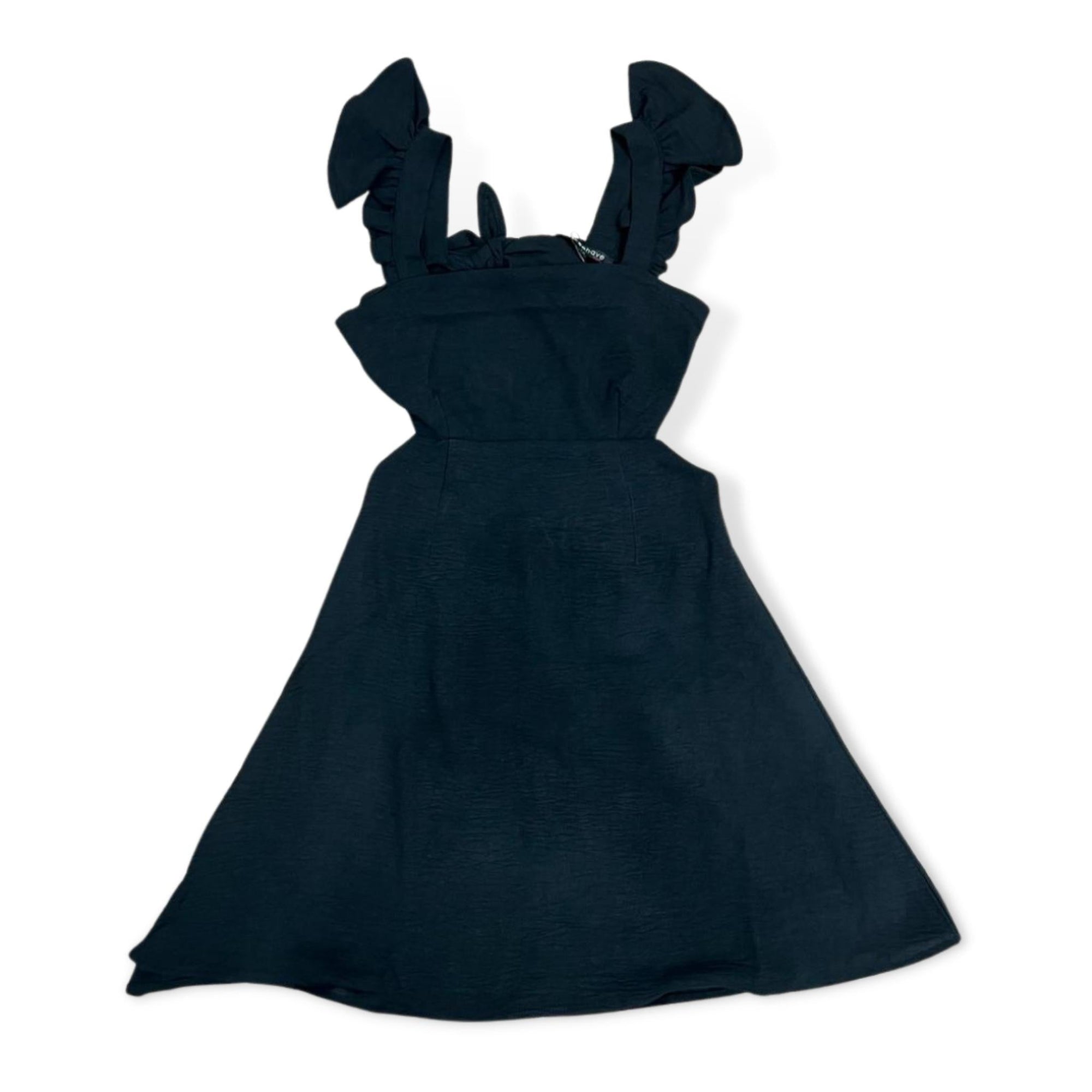 Miss Behave Girls Black Ruby Tie Back Ruffle Dress - a Spirit Animal - Dress $60-$90 10 12