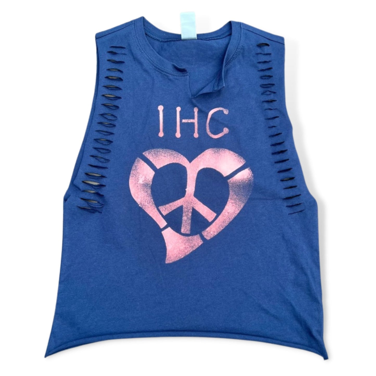 Peace in Heart Custom Ladder Snip Camp Tank - a Spirit Animal - Custom Tank active January 2024 adult Ali & Joe