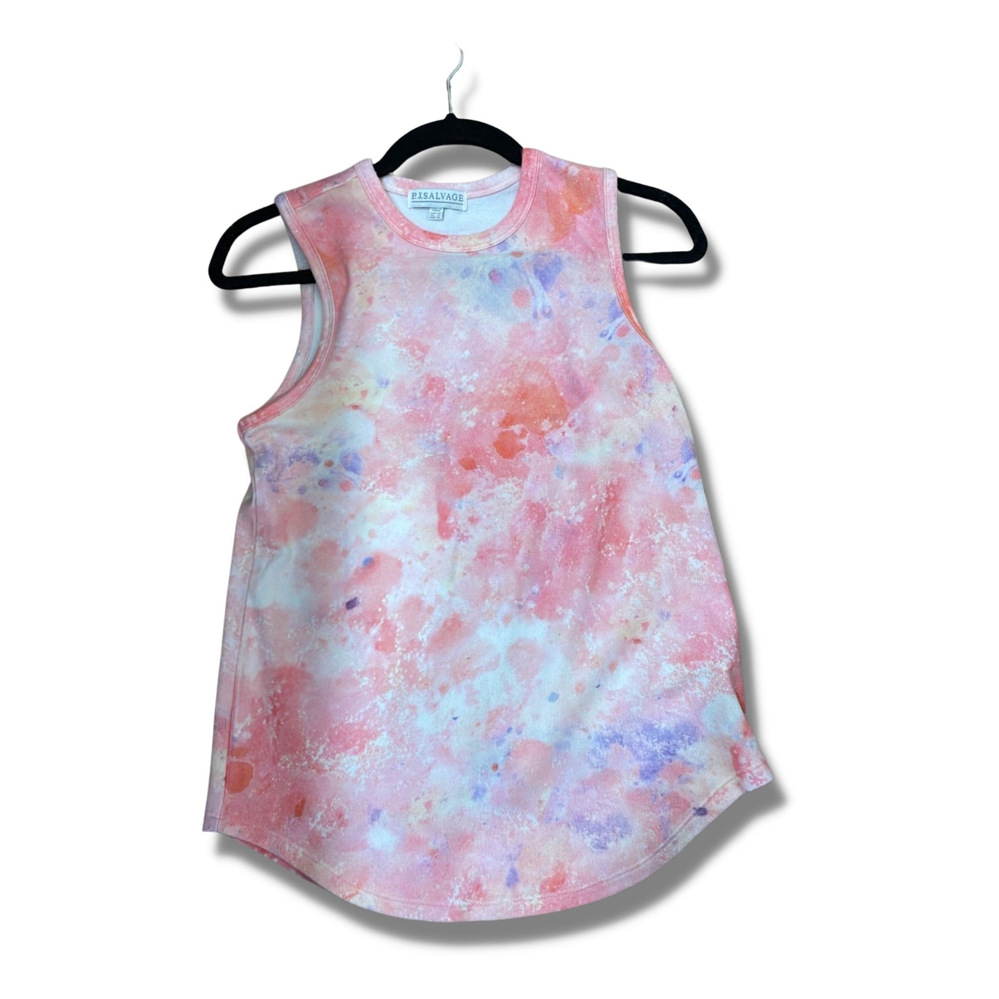 PJ Salvage Coral Sleeveless Top Melting Crayons - a Spirit Animal - Tank Tops $45-$60 Color Coral new four-months-ago