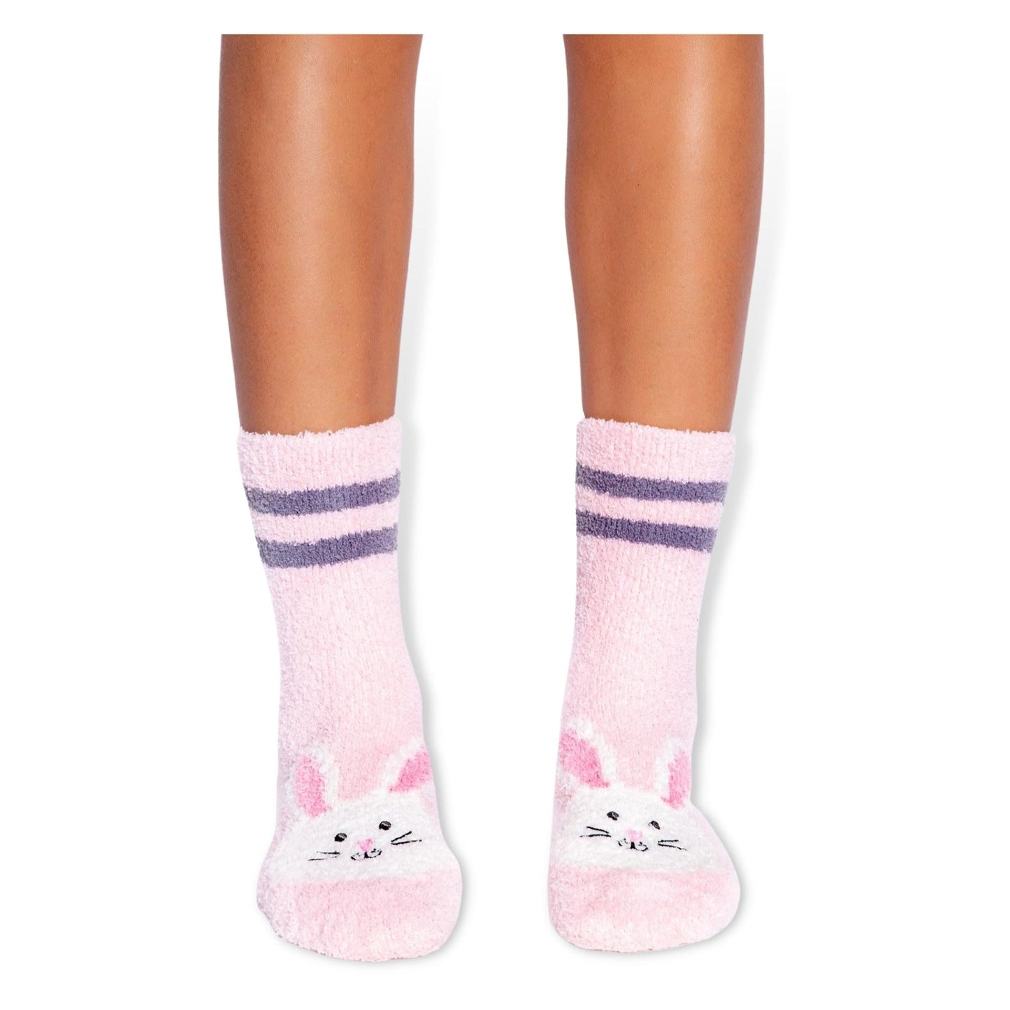 PJ Salvage Pink Fun Socks - a Spirit Animal - Socks active Nov 2022 Color-Pink Junior Large