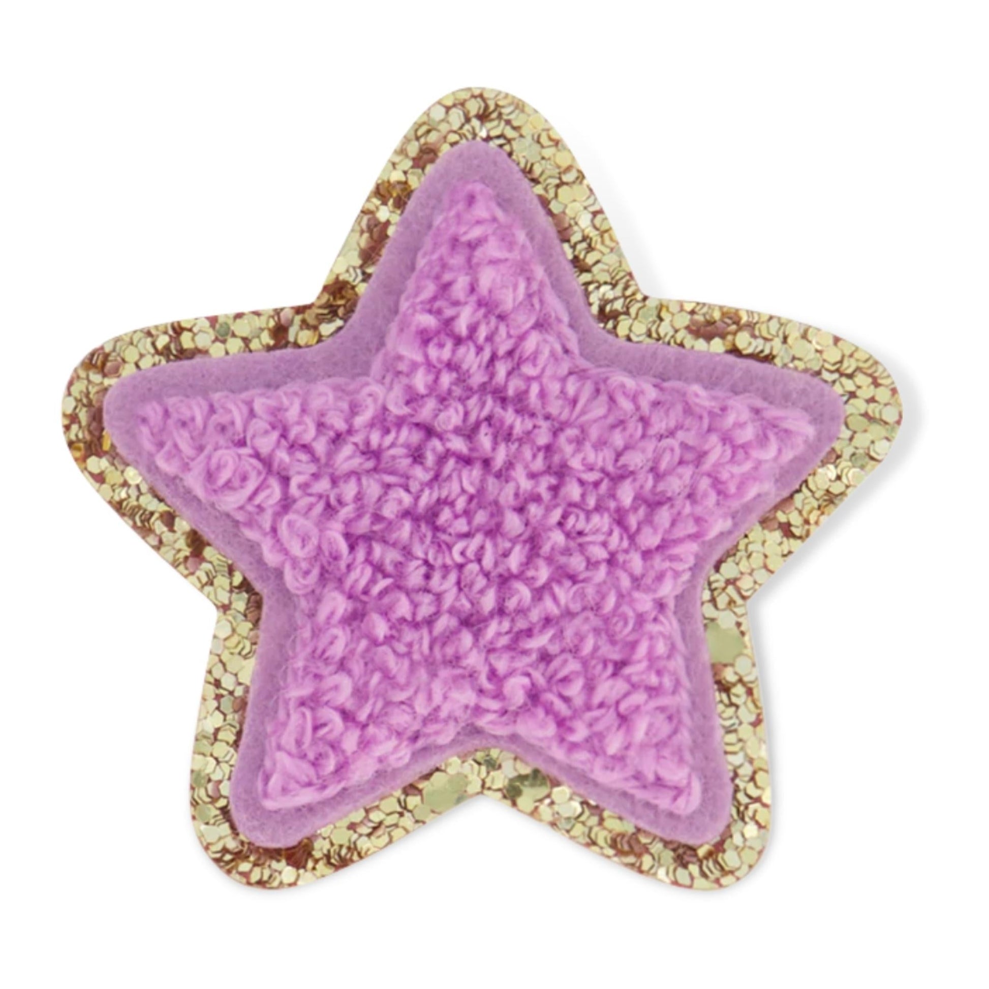 SCLN Grape Glitter Star Shape Patch - a Spirit Animal - Patches active Jun 2022 Clover gifts