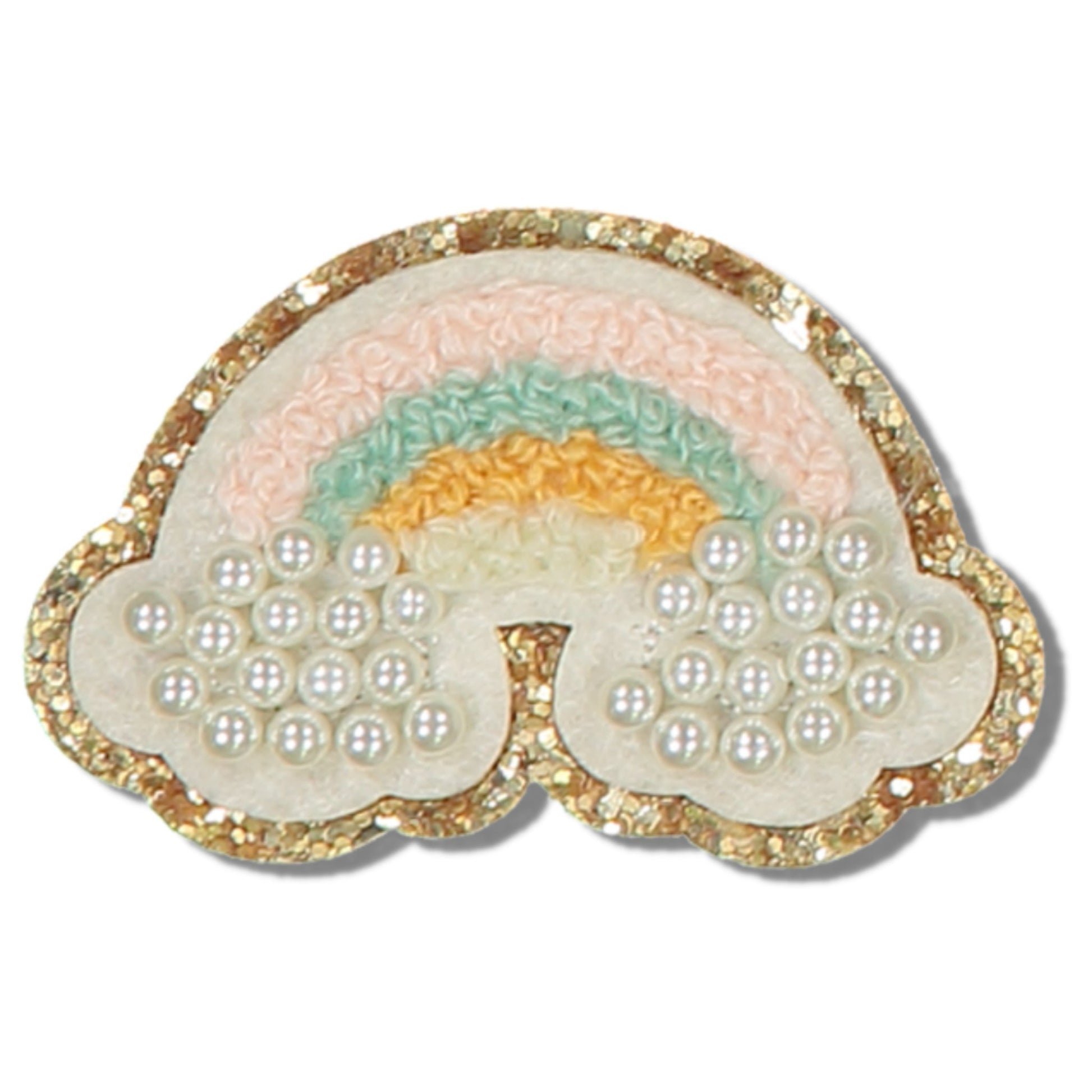 SCLN Multi Glitter Pearl Fall Rainbow Patch - a Spirit Animal - Patches Clover handbags-accessories handbags-accressories