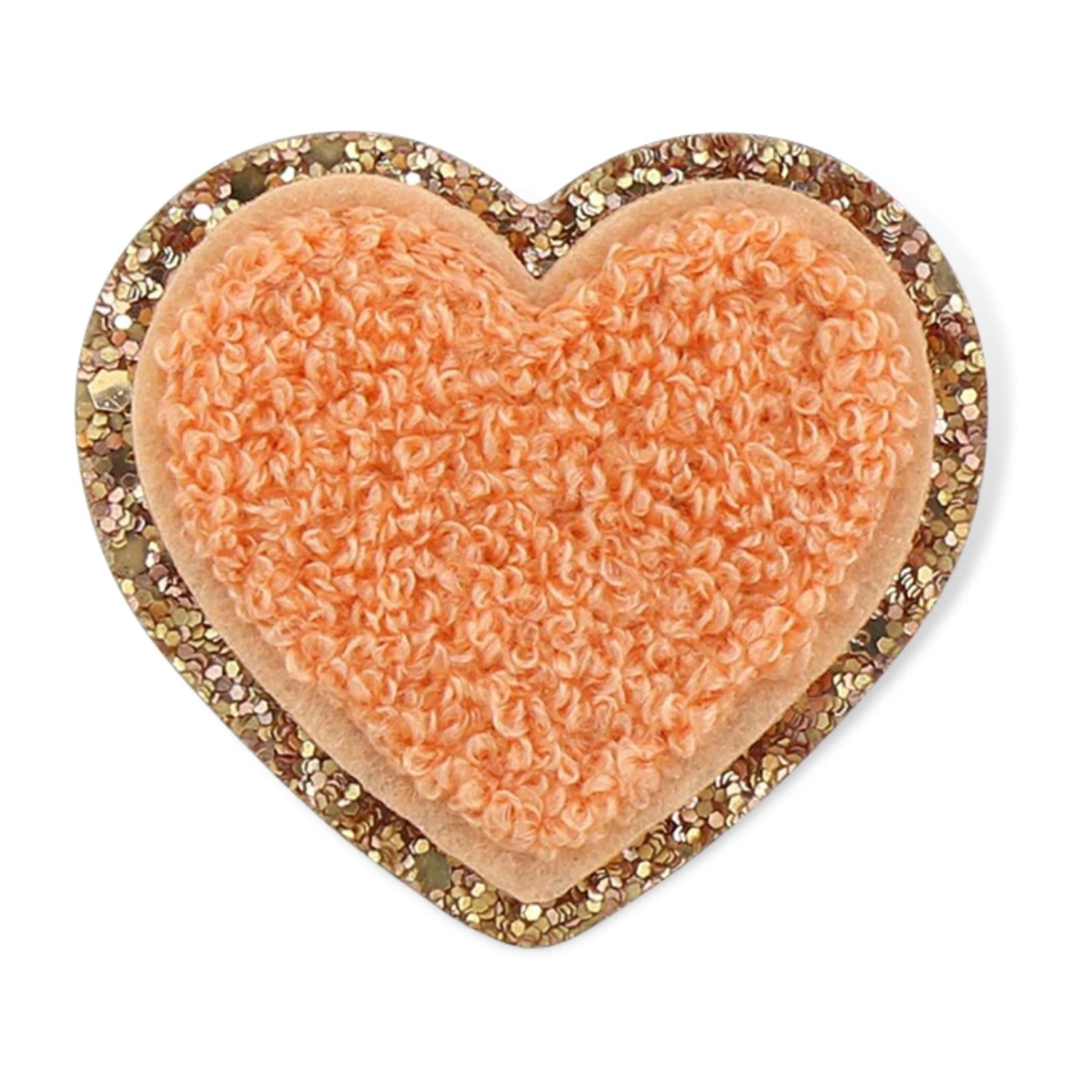 SCLN Peach Glitter Heart Patch - a Spirit Animal - Patch active Jun 2022 Clover gifts