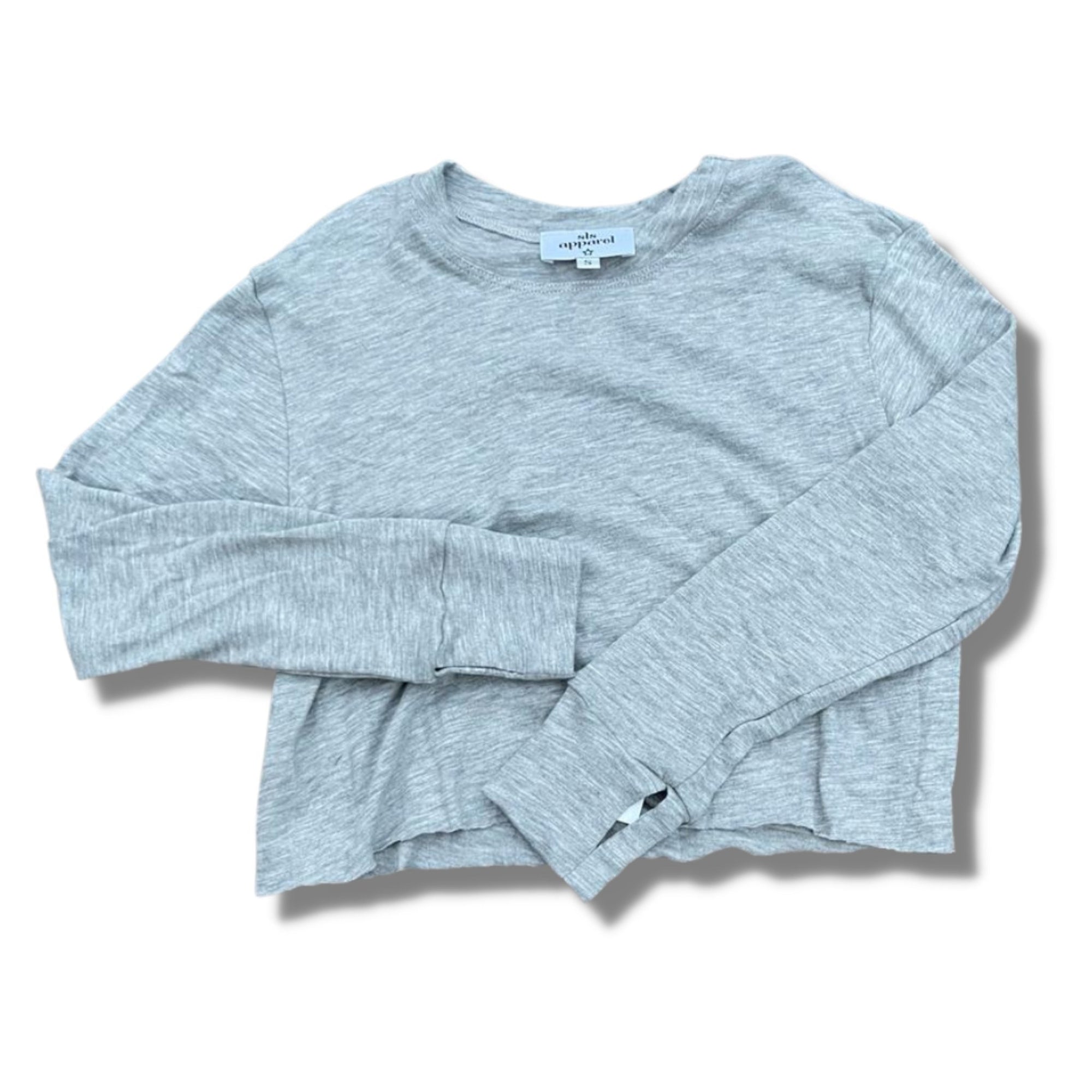 SLS Apparel Grey Crop Sweatshirt - a Spirit Animal - Sweatshirt $30-$45 apparel crop
