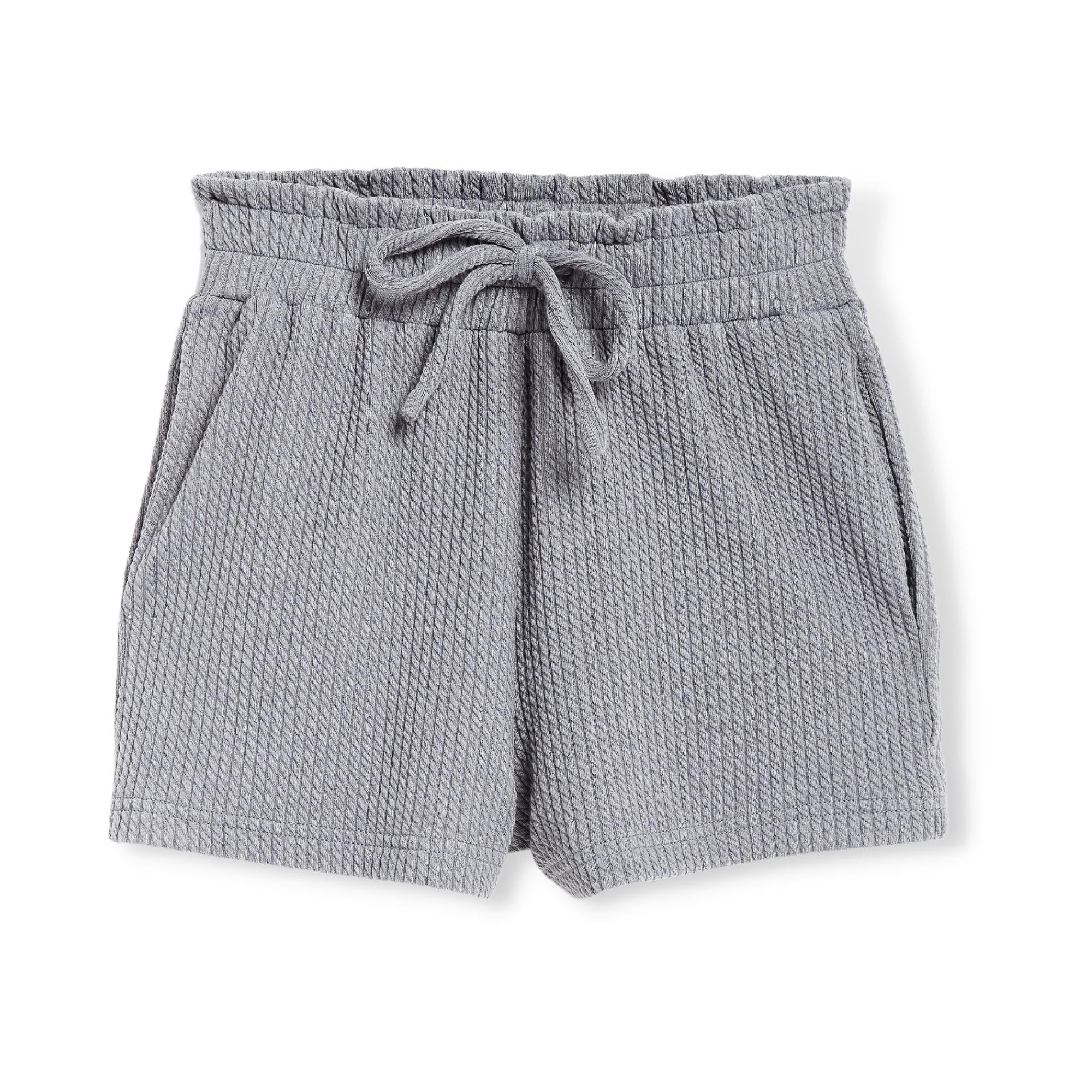 Tractr Grey Knit Shorts - a Spirit Animal - shorts $30-$60 10 12