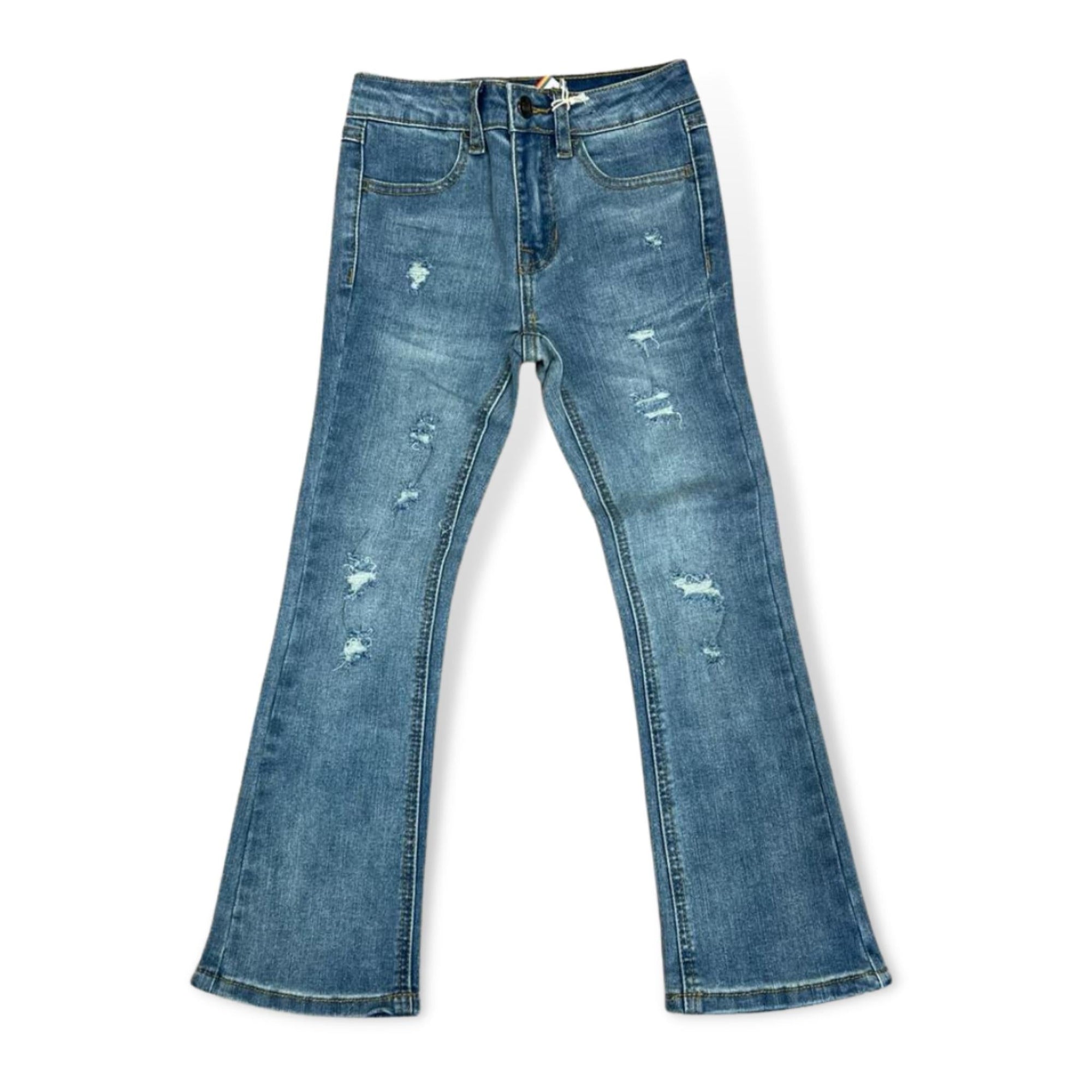 Vintage Havana Light Medium Wash High Rise Kick Flare Jean - a Spirit Animal - jeans $30-$60 $60-$90 10
